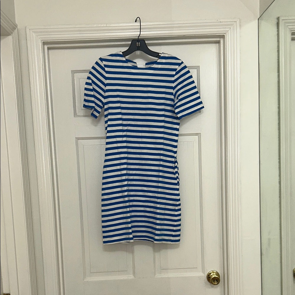 Tuckernuck blue and white striped cotton dress